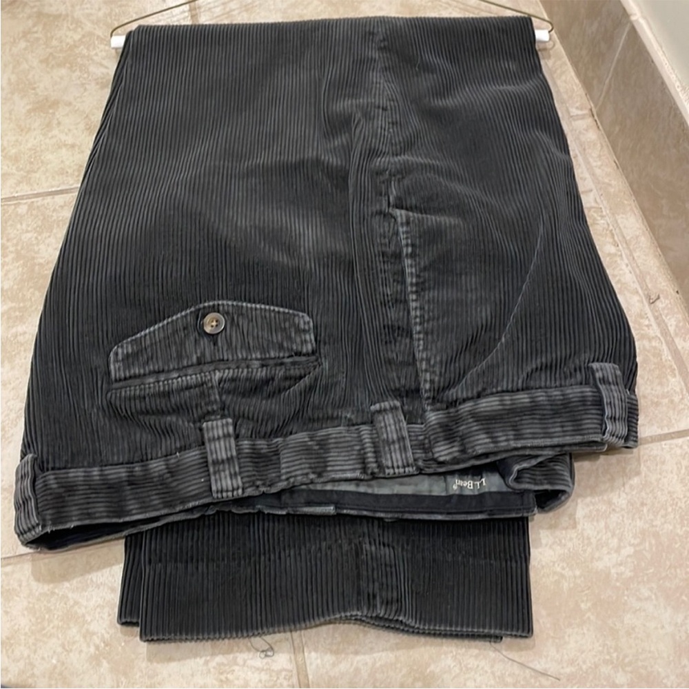 L.L. Bean Charcoal Corduroy Men's Pants